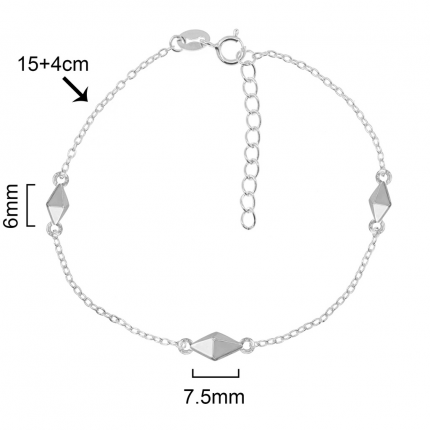 PULSEIRA PRATA RODEADA