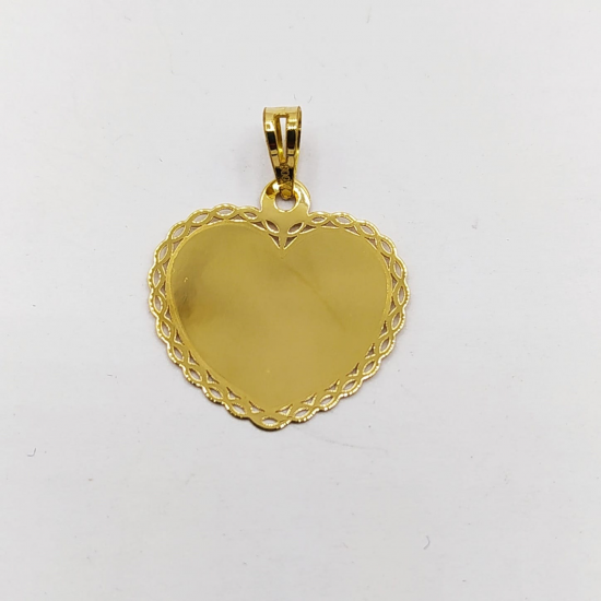 MEDALHA OURO AMARELO 19K