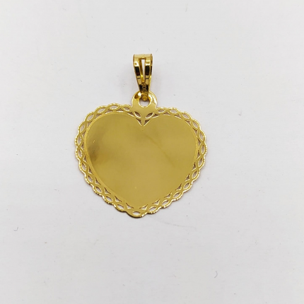 MEDALHA OURO AMARELO 19K