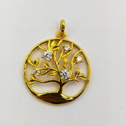 MEDALHA PRATA DOURADA