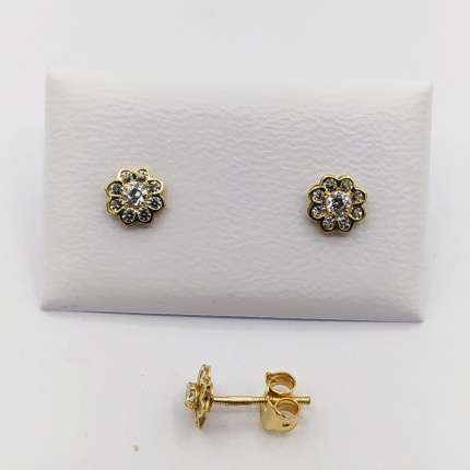 BRINCOS OURO AMARELO 9K