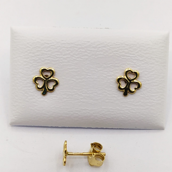 BRINCOS OURO AMARELO 9K