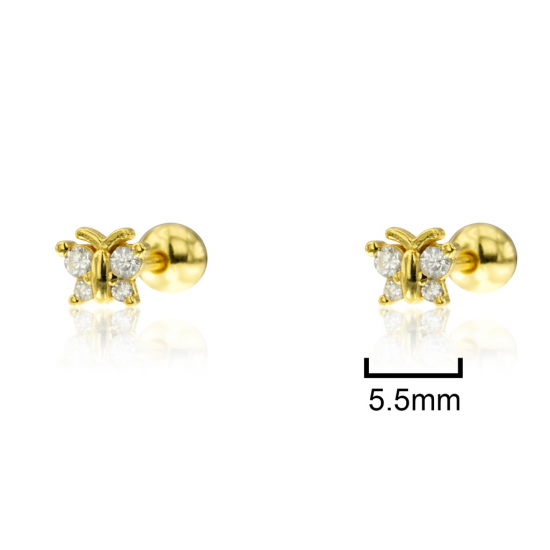 BRINCOS PRATA DOURADA