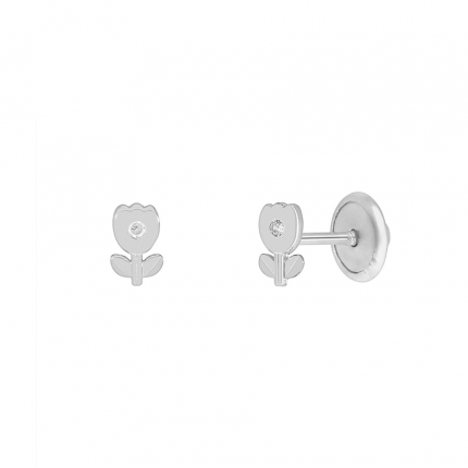 BRINCOS PRATA RODEADA MAREA 