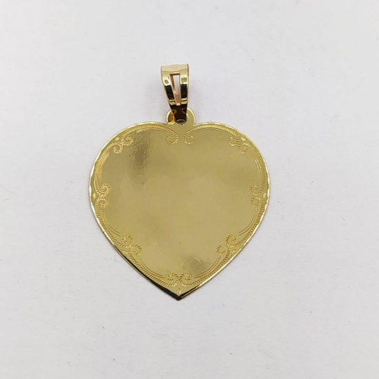 MEDALHA OURO AMARELO 9K