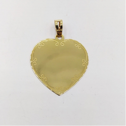 MEDALHA OURO AMARELO 9K