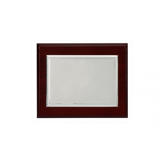 PLACA PRATA BILAMINADA