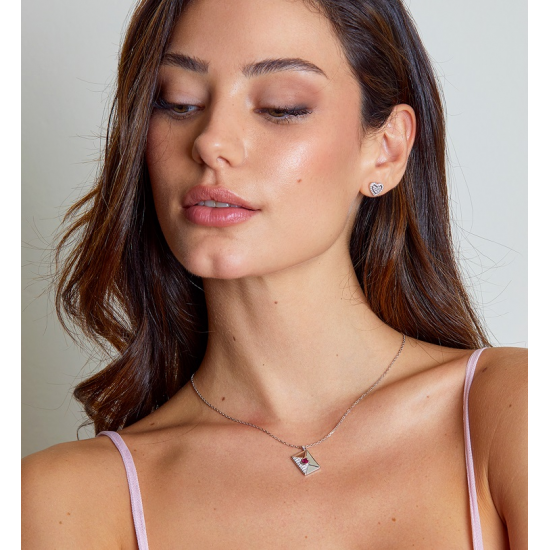 COLAR PRATA RODEADA MAREA ''LOVE''