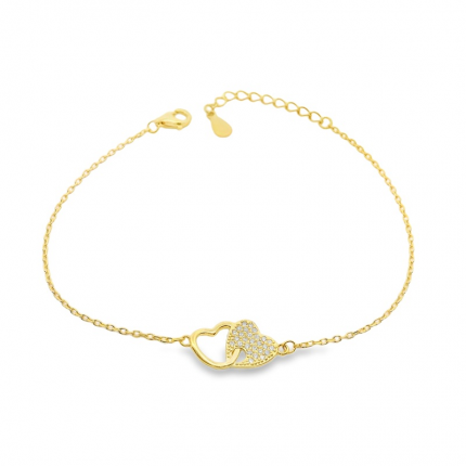 PULSEIRA PRATA DOURADA