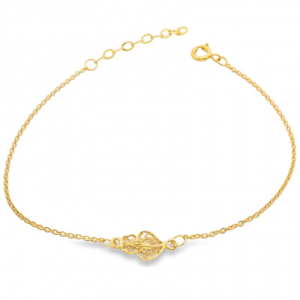 PULSEIRA PRATA DOURADA
