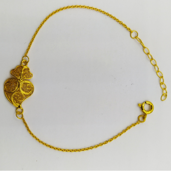 PULSEIRA PRATA DOURADA