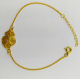 PULSEIRA PRATA DOURADA