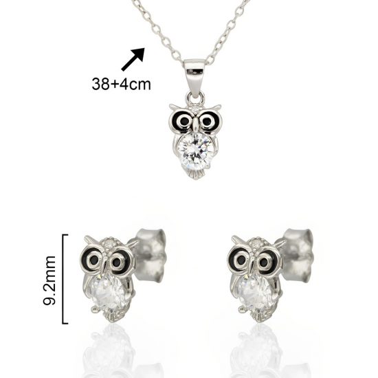CONJUNTO PRATA RODEADA