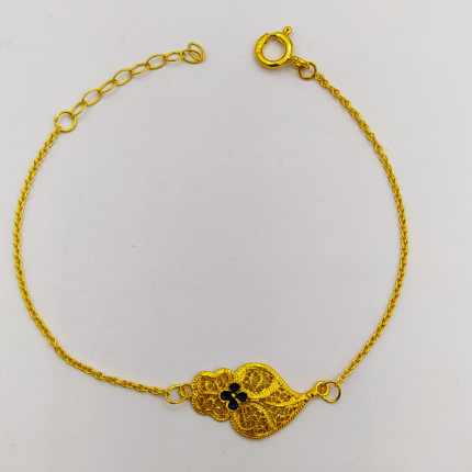 PULSEIRA PRATA DOURADA