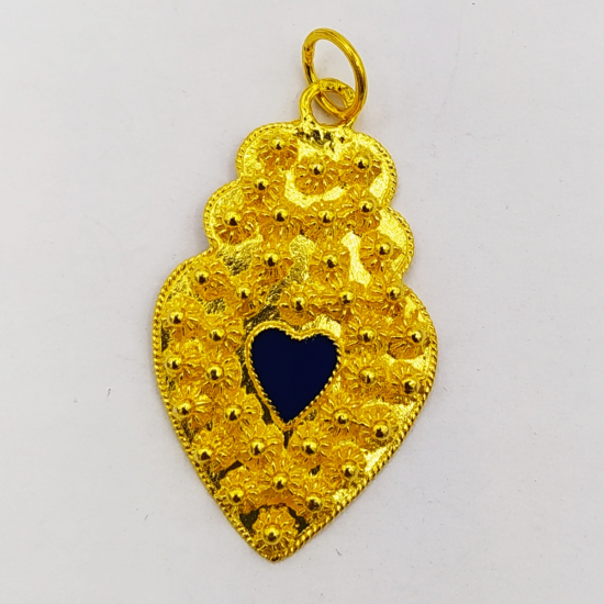 MEDALHA PRATA DOURADA