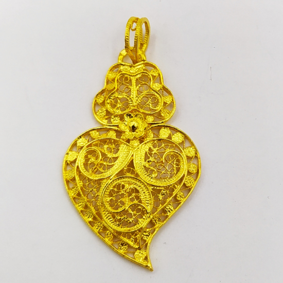 MEDALHA PRATA DOURADA