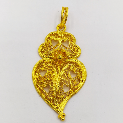 MEDALHA PRATA DOURADA