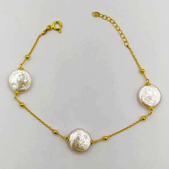 PULSEIRA PRATA DOURADA