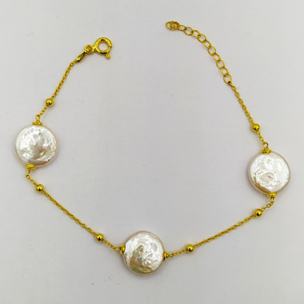 PULSEIRA PRATA DOURADA