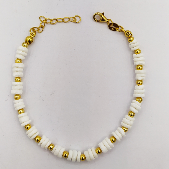 PULSEIRA PRATA DOURADA