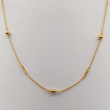 COLAR OURO AMARELO 9K