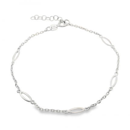 PULSEIRA PRATA DOURADA