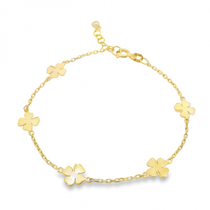 PULSEIRA PRATA DOURADA