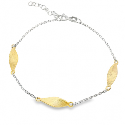 PULSEIRA PRATA BICOLOR