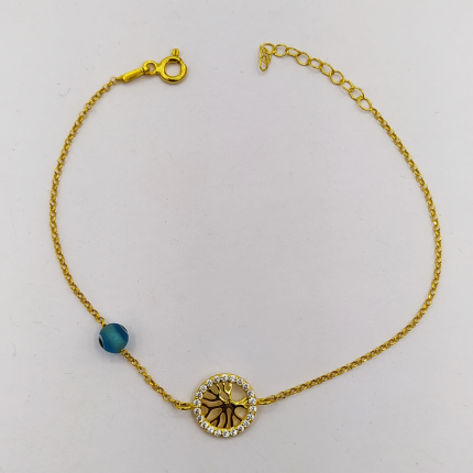 PULSEIRA PRATA DOURADA