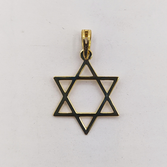 MEDALHA OURO AMARELO 19K