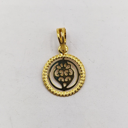 MEDALHA OURO AMARELO 19K