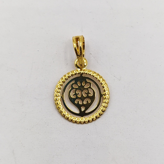 MEDALHA OURO AMARELO 19K