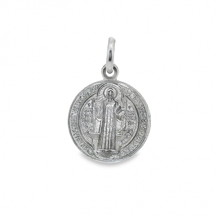 MEDALHA PRATA RODEADA