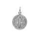 MEDALHA PRATA RODEADA
