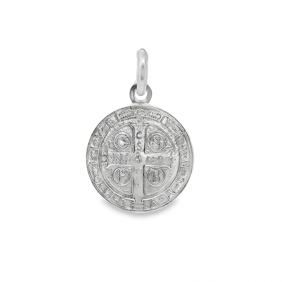 MEDALHA PRATA RODEADA