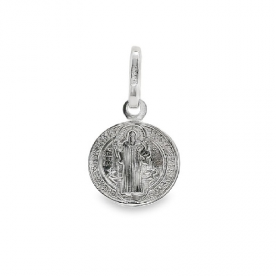 MEDALHA PRATA RODEADA