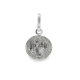 MEDALHA PRATA RODEADA