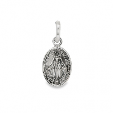 MEDALHA PRATA RODEADA