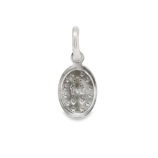 MEDALHA PRATA RODEADA