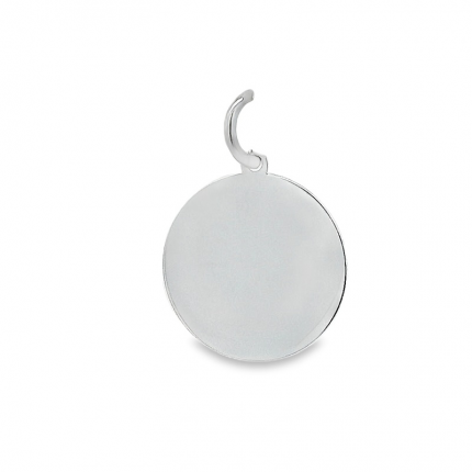 MEDALHA PRATA RODEADA