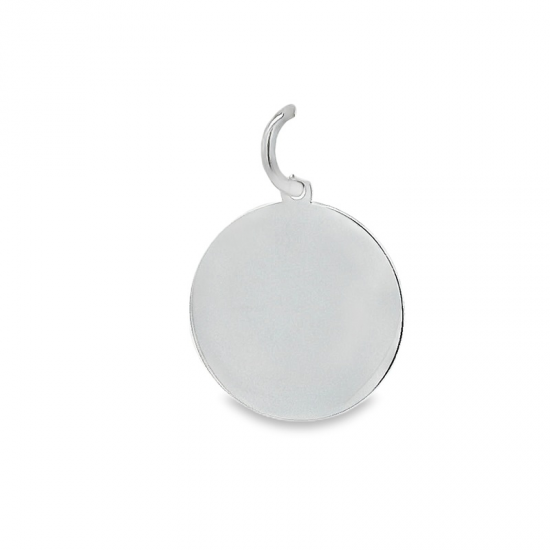 MEDALHA PRATA RODEADA