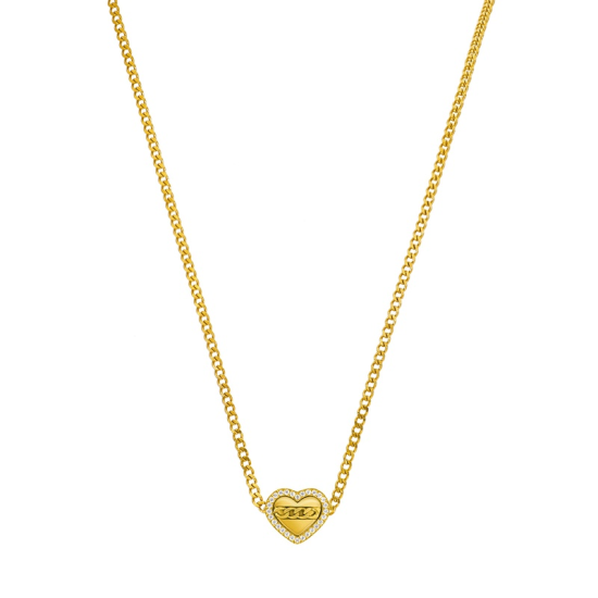 COLAR AÇO DOURADO MAREA AMORE